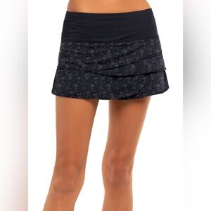 Lucky in Love Tennis Skort Cocktails Fiesta Scallop Navy Golf Skirt MEDIUM